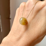 A-Grade Natural Greenish Yellow Jadeite Barrel No.172930