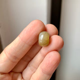 A-Grade Natural Greenish Yellow Jadeite Barrel No.172930