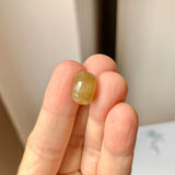 A-Grade Natural Greenish Yellow Jadeite Barrel No.172930