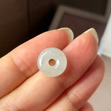 A-Grade Natural Light Green Jadeite Bagel Piece No. 172953