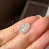 A-Grade Natural Light Green Jadeite Bagel Piece No. 172953