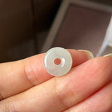 A-Grade Natural Light Green Jadeite Bagel Piece No. 172953