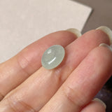 A-Grade Natural Light Green Jadeite Bagel Piece No. 172954