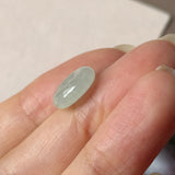 A-Grade Natural Light Green Jadeite Bagel Piece No. 172954