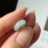 A-Grade Natural Light Green Jadeite Bagel Piece No. 172954