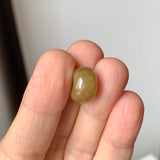 A-Grade Natural Greenish Yellow Jadeite Barrel No.172931