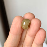 A-Grade Natural Greenish Yellow Jadeite Barrel No.172931