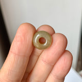 A-Grade Natural Greenish Yellow Jadeite Barrel No.172931