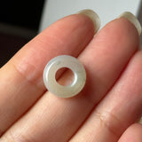 A-Grade Natural Light Yellow Jadeite Bagel Piece No. 172960