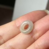A-Grade Natural Light Yellow Jadeite Bagel Piece No. 172960