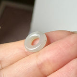 A-Grade Natural Light Yellow Jadeite Bagel Piece No. 172960