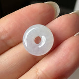 A-Grade Natural Light Lavender Jadeite Bagel Piece No. 172961