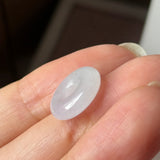 A-Grade Natural Light Lavender Jadeite Bagel Piece No. 172961