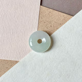 A-Grade Natural Light Lavender Light Apple green Jadeite Bagel Piece No. 172962