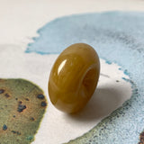 A-Grade Natural Yellow Jadeite Donut No.220691