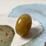 A-Grade Natural Yellow Jadeite Donut Pendant No.220691