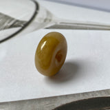 A-Grade Natural Yellow Jadeite Donut No.220692
