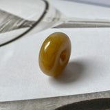 A-Grade Natural Yellow Jadeite Donut No.220692