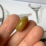 A-Grade Natural Yellow Jadeite Donut No.220692