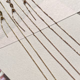 42cm (1mm) Adjustable Belcher Diamond Cut Necklace Chain
