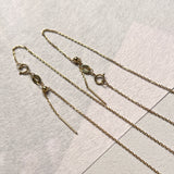 42cm (1mm) Adjustable Belcher Diamond Cut Necklace Chain