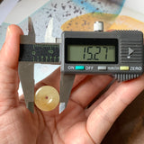 A-Grade Natural Yellow Jadeite Donut No.170974