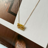 A-Grade Natural Osmanthus Floral Jadeite Tag Pendant No. 172972