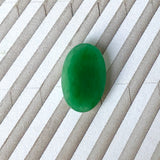 4.05 cts A-Grade Natural Imperial Green Jadeite Oval Cabochon No.130396