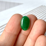 4.05 cts A-Grade Natural Imperial Green Jadeite Oval Cabochon No.130396