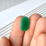 4.05 cts A-Grade Natural Imperial Green Jadeite Oval Cabochon No.130396