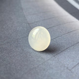 2.85 cts A-Grade Natural White Jadeite Oval Cabochon No.130041