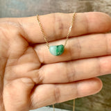 A-Grade Natural Imperial Floral Jadeite Jelly Bean Pendant No.172945
