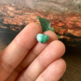 A-Grade Natural Imperial Floral Jadeite Jelly Bean Pendant No.172945