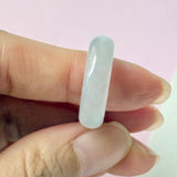 SOLD OUT: 18.3mm A-Grade Natural Light Lilac with Green Jadeite Abacus Ring Band No.162345