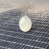 3.6 cts A-Grade Natural White Jadeite Oval Cabochon No.130120