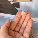 3.6 cts A-Grade Natural White Jadeite Oval Cabochon No.130120