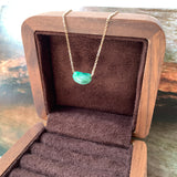 A-Grade Natural Imperial Floral Jadeite Jelly Bean Pendant No.172947