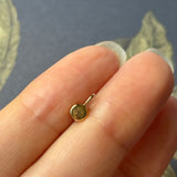Icy A-Grade Imperial Green Jadeite Petite Dolly Pendant (Champagne) No.172640
