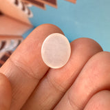 4.85 cts A-Grade Natural White Jadeite Oval Cabochon No.130151