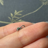 Icy A-Grade Imperial Green Jadeite Petite Dolly Pendant (White) No.172641