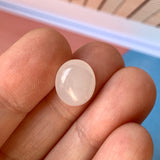 4.7cts A-Grade Natural White Jadeite Oval Cabochon No.130152