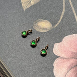 Icy A-Grade Imperial Green Jadeite Petite Dolly Pendant (Rose) No.172642