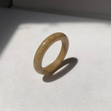 17.7mm A-Grade Natural Russet Jadeite Ring Band No. 161890