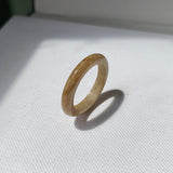 17.7mm A-Grade Natural Russet Jadeite Ring Band No. 161890