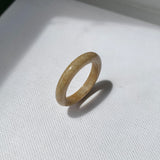 17.7mm A-Grade Natural Russet Jadeite Ring Band No. 161890