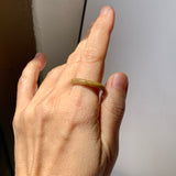 17.7mm A-Grade Natural Russet Jadeite Ring Band No. 161890