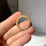 17.7mm A-Grade Natural Russet Jadeite Ring Band No. 161890