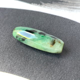 SOLD OUT: A-Grade Natural Bluish Green Jadeite Barrel Pendant No.220596