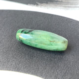 SOLD OUT: A-Grade Natural Bluish Green Jadeite Barrel Pendant No.220596