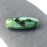 SOLD OUT: A-Grade Natural Bluish Green Jadeite Barrel Pendant No.220596